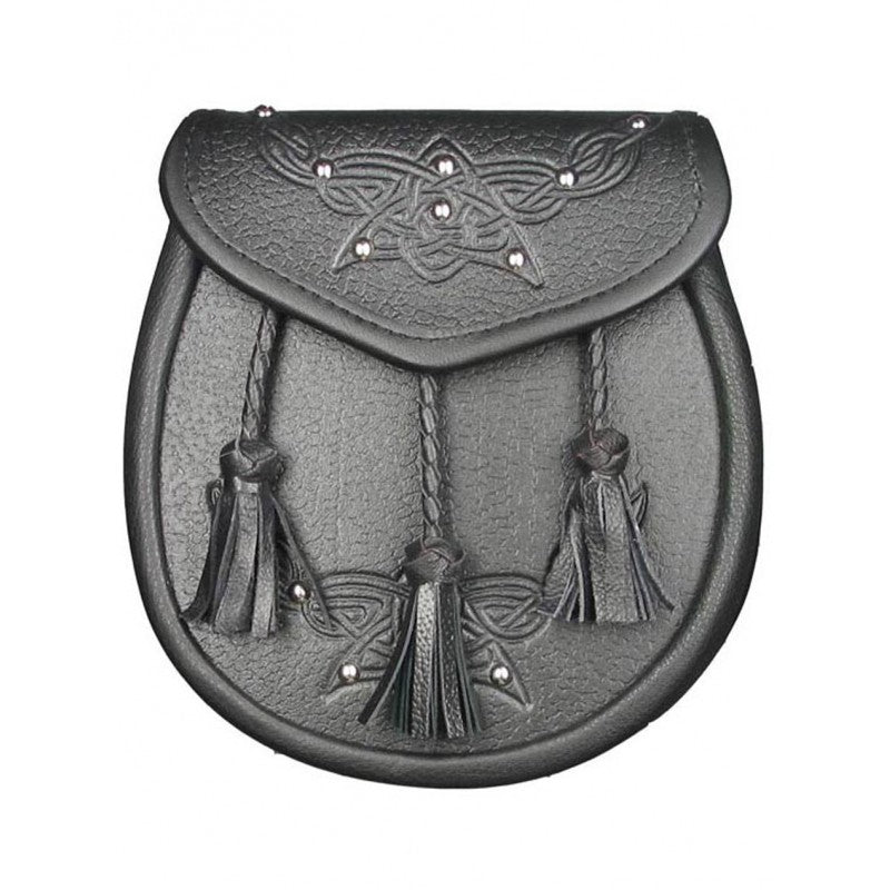 Day Sporran Celtic Studded Wing