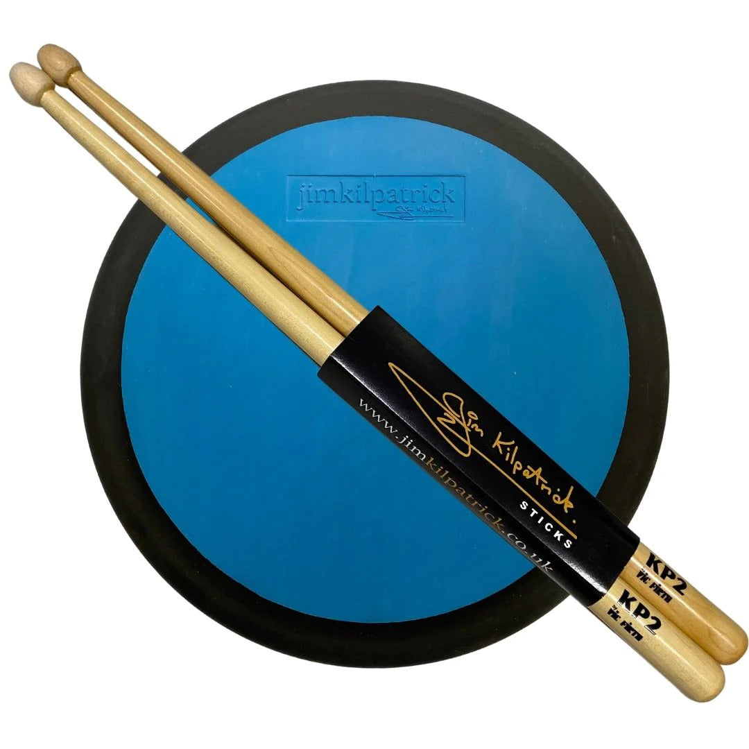 Jim Kilpatrick Practice pad and snare stick bundle