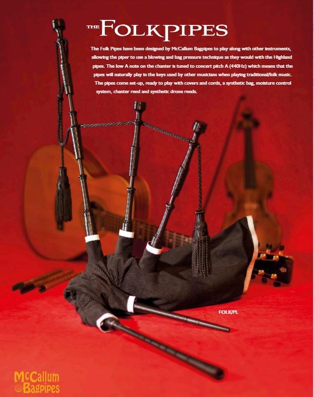 McCallum Folk Pipes ( Plastic )