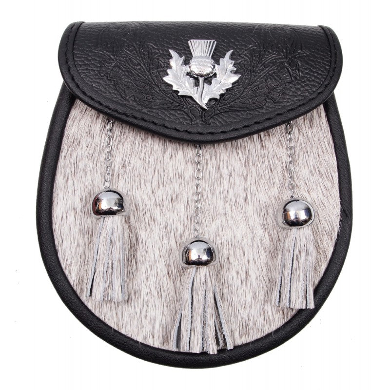 Semi Dress Sporran - Thistle