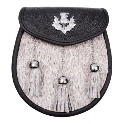 Semi Dress Sporran - Thistle
