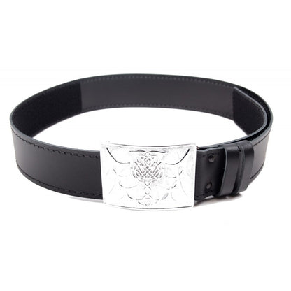 Belt Plain Leather Velcro